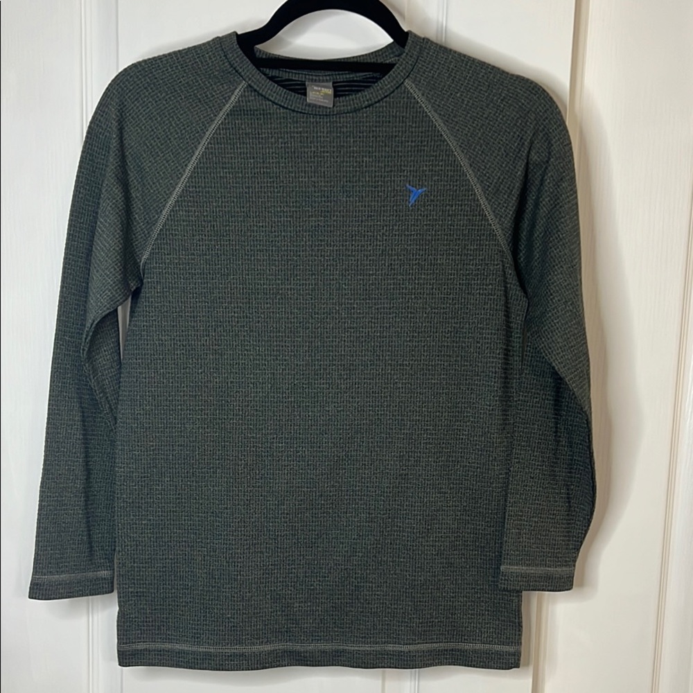 Boys Green Long Sleeve Shirt